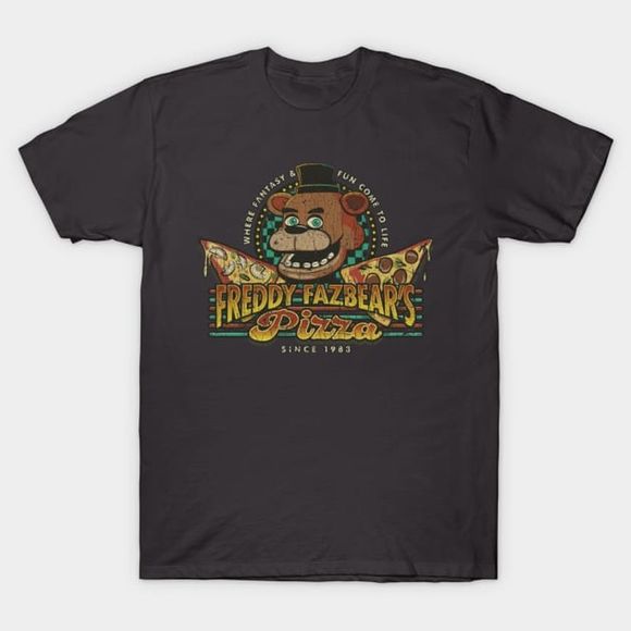 Freddy Fazbears Pizza 1983 Five Nights At Freddys T-shirt - Picture 1 of 4